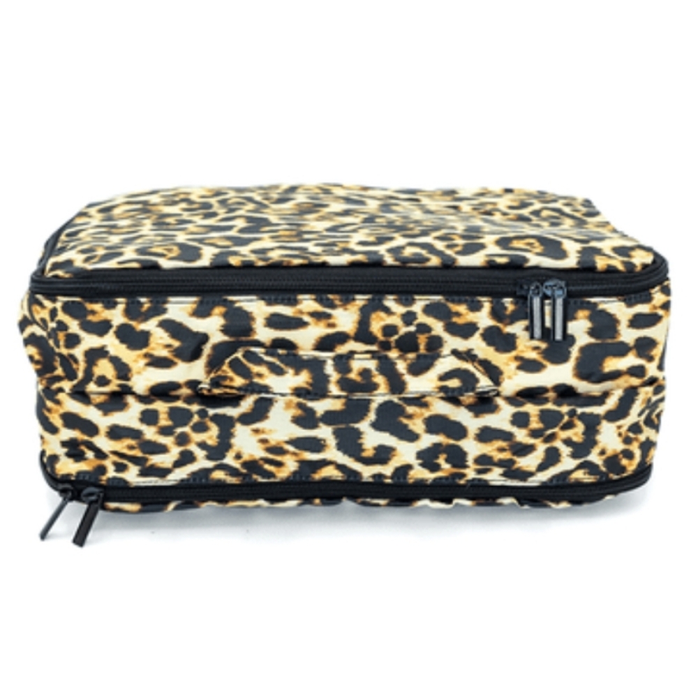 MYTAGALONGS Leopard Print Clean/Dirty Travel Gym Bag ~ NWT - Picture 4 of 6